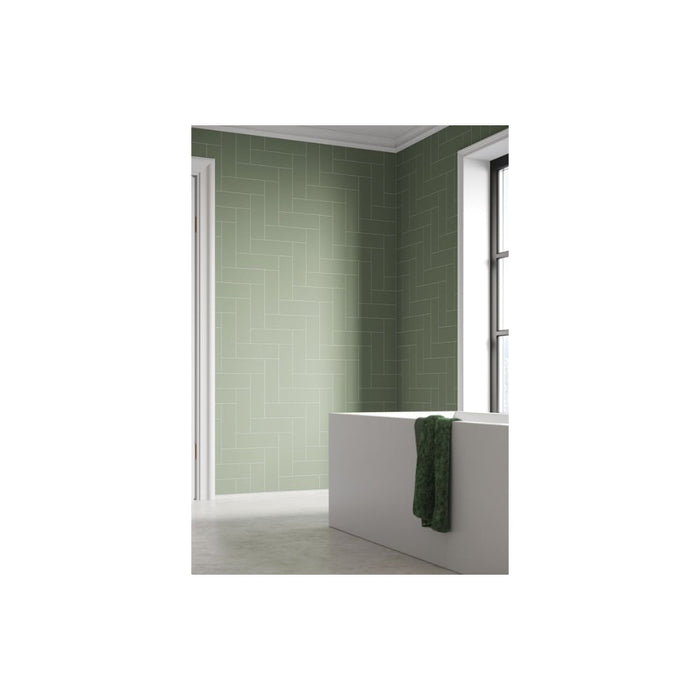 Fibo Urban - Olive Green (Straight Herringbone) - Unbeatable Bathrooms