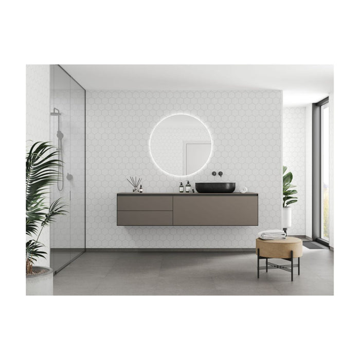Fibo Urban - White Silk (Hexagonal) - Unbeatable Bathrooms