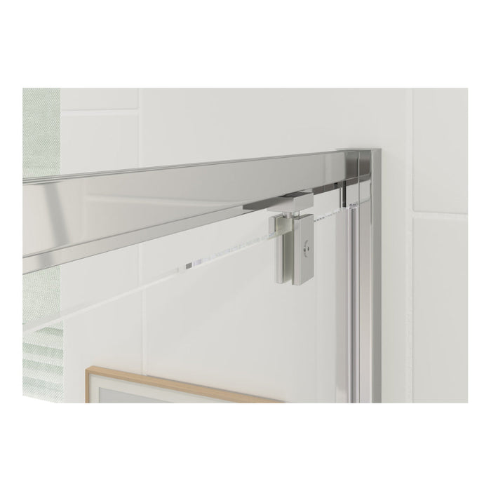 Flex Pivot Door - Chrome - Unbeatable Bathrooms