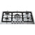 Whirlpool GMA 7522/IX 75cm Gas Hob - Stainless Steel - Unbeatable Bathrooms