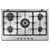 Whirlpool GMA 7522/IX 75cm Gas Hob - Stainless Steel - Unbeatable Bathrooms