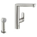 Grohe K7 1/2 Inch Single Lever Sink Mixer with Side Spray - Unbeatable Bathrooms