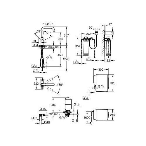 Grohe Red Duo Kitchen Mixer and 3 Litres Single Boiler - Unbeatable Bathrooms