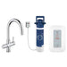 Grohe Red Duo Kitchen Mixer and 3 Litres Single Boiler with C Spout - Unbeatable Bathrooms