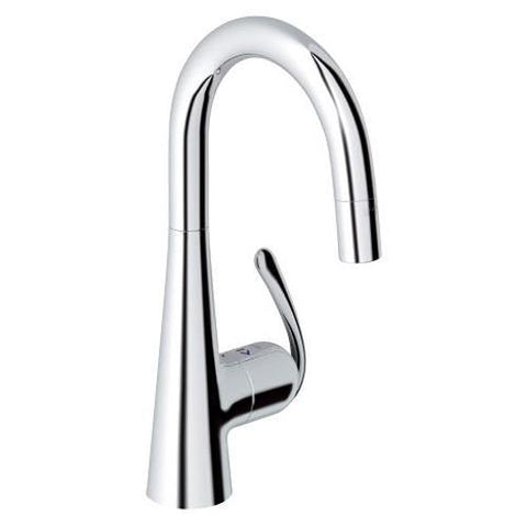 Grohe Zedra 1/2 Inch Single Lever Chrome Sink Mixer - Unbeatable Bathrooms