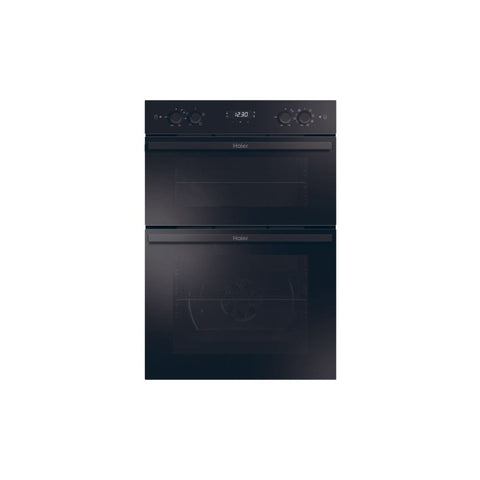 Haier HWO9M2M5B Double Electric Oven - Black - Unbeatable Bathrooms
