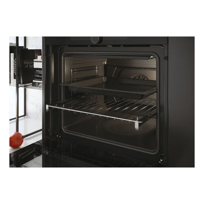 Haier I-Turn Series 2 HWO60SM2F3BH Single Electric Oven - Black - Unbeatable Bathrooms