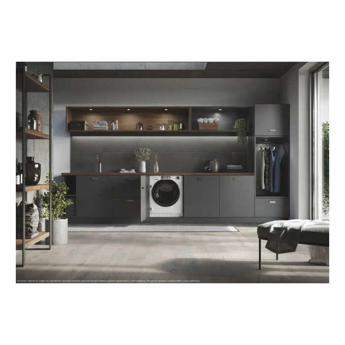 Haier Series 4 HWQ90B416FWB-UK B/I 9kg 1600rpm Washing Machine - Unbeatable Bathrooms