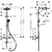 Hansgrohe Activera S Showerpipe 240 1Jet Ecosmart Mit Ecostat Fine Varia - Unbeatable Bathrooms