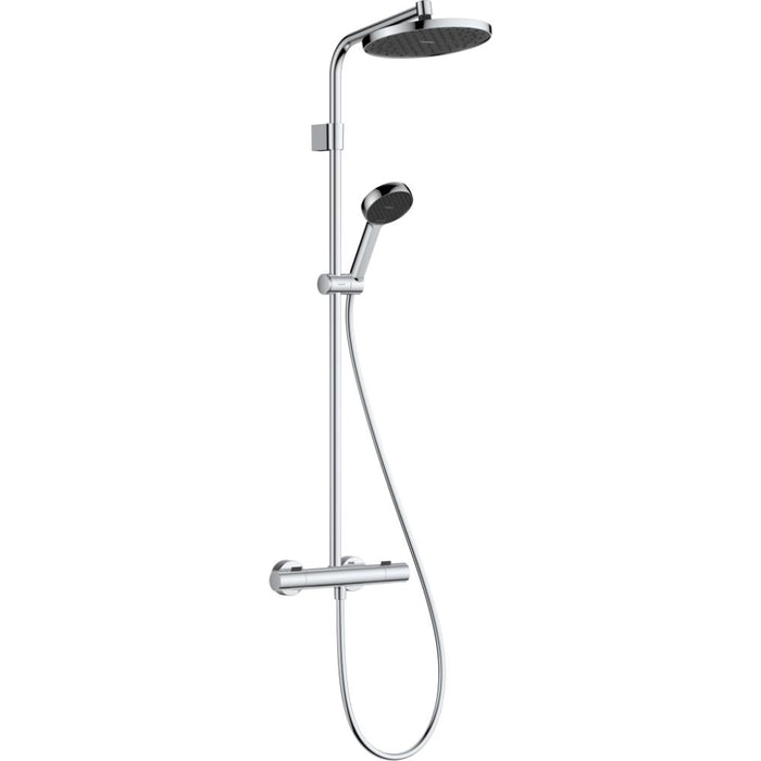 Hansgrohe Activera S Showerpipe 240 1Jet Ecosmart Mit Ecostat Fine Varia - Unbeatable Bathrooms
