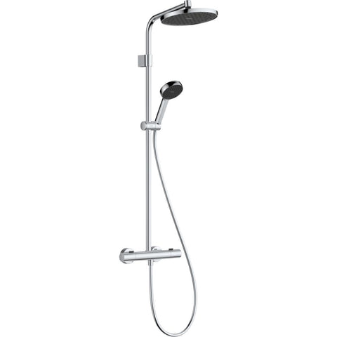 Hansgrohe Activera S Showerpipe 240 1Jet Ecosmart Mit Ecostat Fine Varia - Unbeatable Bathrooms