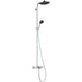 Hansgrohe Activera S Showerpipe 240 1Jet Ecosmart with Bath Thermostat Ecostat Fine - Unbeatable Bathrooms