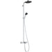 Hansgrohe Activera S Showerpipe 240 1Jet Ecosmart with Bath Thermostat Ecostat Fine - Unbeatable Bathrooms