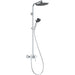 Hansgrohe Activera S Showerpipe 240 1Jet Ecosmart with Single Lever Mixer Varia - Chrome - Unbeatable Bathrooms