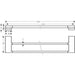 Hansgrohe Addstoris Q Double Bath Towel Rail - Unbeatable Bathrooms