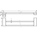 Hansgrohe Addstoris Q Double Bath Towel Rail - Unbeatable Bathrooms