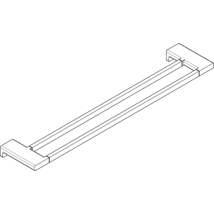 Hansgrohe Addstoris Q Double Bath Towel Rail - Unbeatable Bathrooms
