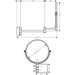 Hansgrohe Addstoris Shaving Mirror - Unbeatable Bathrooms