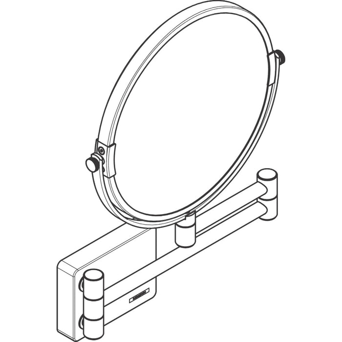 Hansgrohe Addstoris Shaving Mirror - Unbeatable Bathrooms