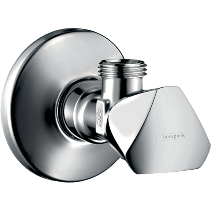 Hansgrohe Angle Valve E&frac38; Inches - Chrome - Unbeatable Bathrooms