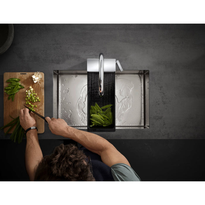 Hansgrohe Multi-Functional Strainer - Matt Black - Unbeatable Bathrooms
