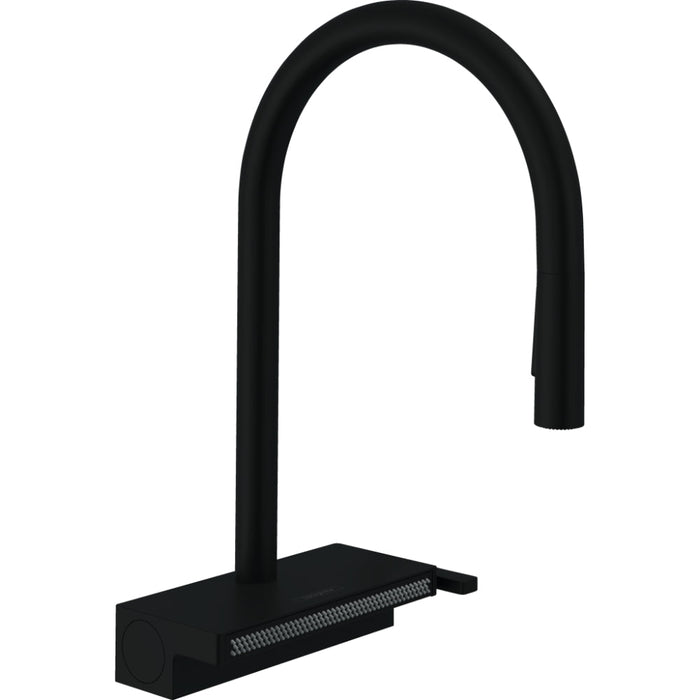 Hansgrohe Aquno Select M81 Single Lever Kitchen Mixer 170 with Pull-Out Spray and Sbox, 3 Spray Modes - Unbeatable Bathrooms