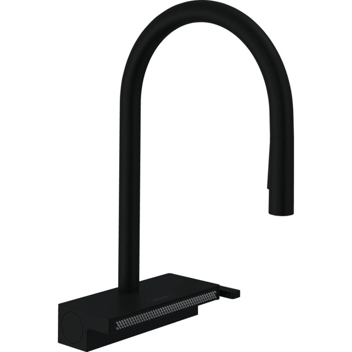 Hansgrohe Aquno Select M81 Single Lever Kitchen Mixer 170 with Pull-Out Spray and Sbox, 3 Spray Modes - Unbeatable Bathrooms