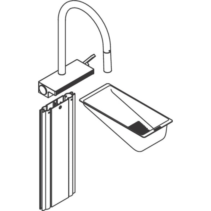 Hansgrohe Aquno Select M81 Single Lever Kitchen Mixer 170 with Pull-Out Spray and Sbox, 3 Spray Modes - Unbeatable Bathrooms