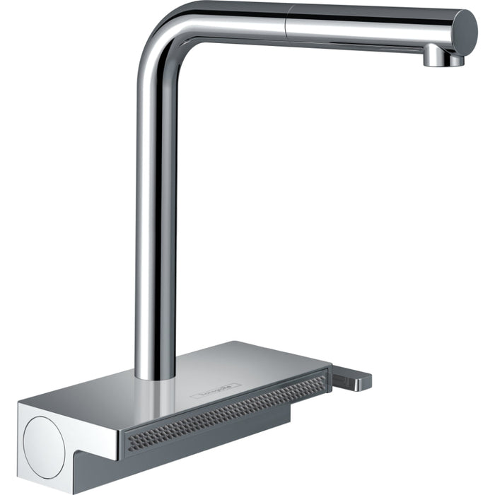 Hansgrohe Aquno Select M81 Single Lever Kitchen Mixer 250, Pull-Out Spout, 2 Spray Modes - Unbeatable Bathrooms