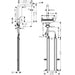 Hansgrohe Aquno Select M81 Single Lever Kitchen Mixer 250 with Pull-Out Spout and Sbox, 2 Spray Modes - Unbeatable Bathrooms