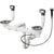 Hansgrohe Automatic Waste and Overflow Set For Double Bowl - Stainless Steel - Unbeatable Bathrooms