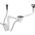 Hansgrohe Automatic Waste and Overflow Set For Single Bowl - Stainless Steel - Unbeatable Bathrooms