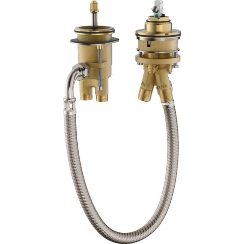 Hansgrohe Basic Set For 2-Hole Rim-Mounted Bath Mixer - Unbeatable Bathrooms