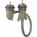 Hansgrohe Basic Set For 2-Hole Rim-Mounted Thermostatic Bath Mixer - Unbeatable Bathrooms