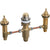 Hansgrohe Basic Set For 3-Hole Rim-Mounted Bath Mixer - Unbeatable Bathrooms