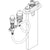 Hansgrohe Basic Set For 3-Hole Rim Mounted Single Lever Bath Mixer - Unbeatable Bathrooms