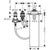 Hansgrohe Basic Set For 3-Hole Rim Mounted Single Lever Bath Mixer - Unbeatable Bathrooms