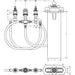 Hansgrohe Basic Set For 4-Hole Rim Mounted Bath Mixer - Unbeatable Bathrooms