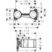 Hansgrohe Basic Set For Single Lever Basin Mixer For Concealed Installation - Unbeatable Bathrooms
