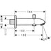 Hansgrohe Bath Spout 15.2 cm with Diverter Valve - Chrome - Unbeatable Bathrooms