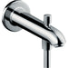 Hansgrohe Bath Spout 22.8 cm with Diverter Valve - Chrome - Unbeatable Bathrooms