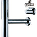 Hansgrohe Bottle Trap Flowstar with Angle Valves - Chrome - Unbeatable Bathrooms