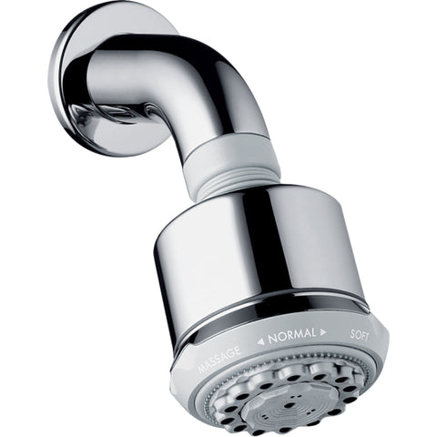 Hansgrohe Clubmaster Overhead Shower 3Jet with Shower Arm - Chrome - Unbeatable Bathrooms