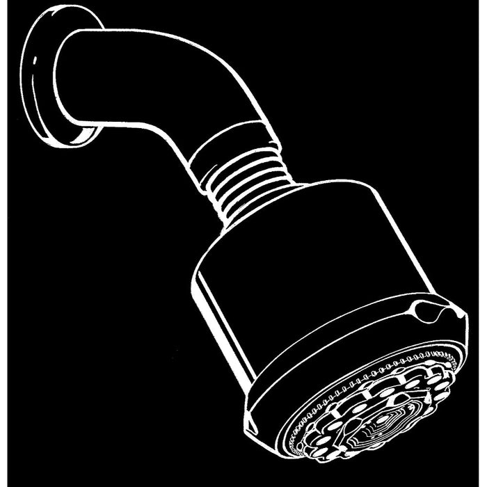 Hansgrohe Clubmaster Overhead Shower 3Jet with Shower Arm - Chrome - Unbeatable Bathrooms