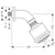 Hansgrohe Clubmaster Overhead Shower 85 3Jet Ecosmart with Shower Arm - Chrome - Unbeatable Bathrooms