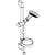 Hansgrohe Croma 100 Shower Set Vario Ecosmart with Shower Rail 65 cm and Soap Dish - Chrome - Unbeatable Bathrooms