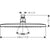 Hansgrohe Croma E Overhead Shower 280 1Jet Ecosmart - Chrome - Unbeatable Bathrooms