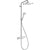 Hansgrohe Croma E Showerpipe 280 1Jet Ecosmart 9 L/Min with Thermostat - Chrome - Unbeatable Bathrooms