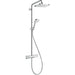 Hansgrohe Croma E Showerpipe 280 1Jet with Thermostat - Chrome - Unbeatable Bathrooms