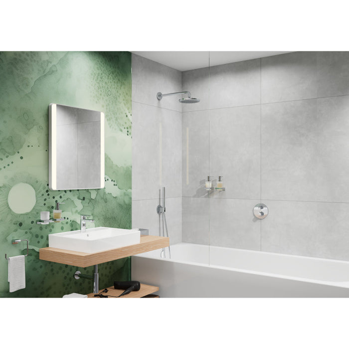 Hansgrohe Croma Overhead Shower 220 1Jet Ecosmart - Chrome - Unbeatable Bathrooms